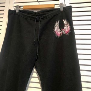 Motor Girl pants sweatpants leggings black size medium,